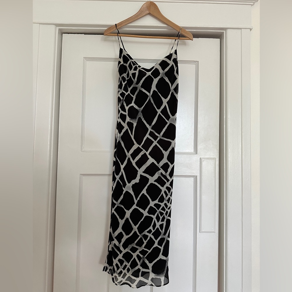 Strappy Print Dress